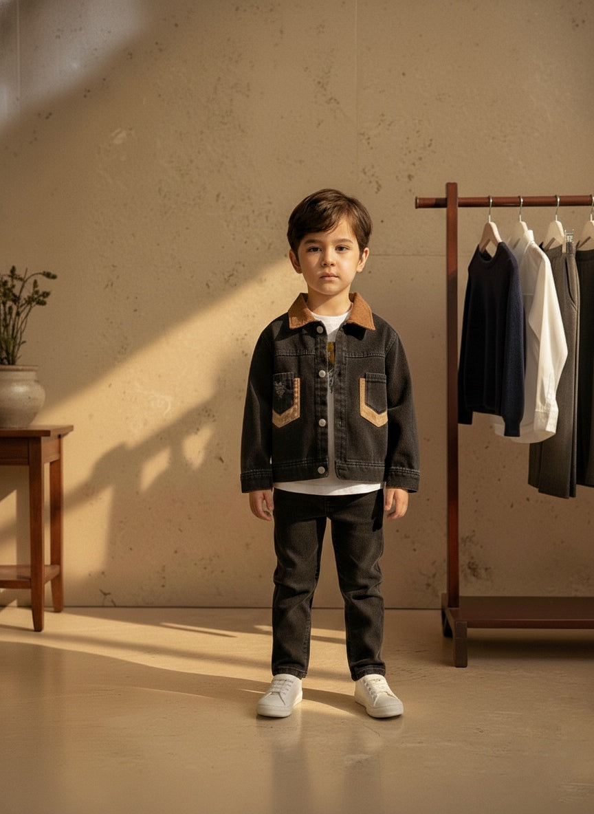 Classic Black jean set