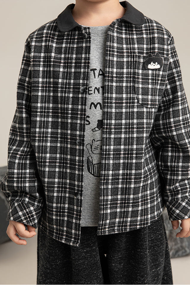 Midnight Check Shirt