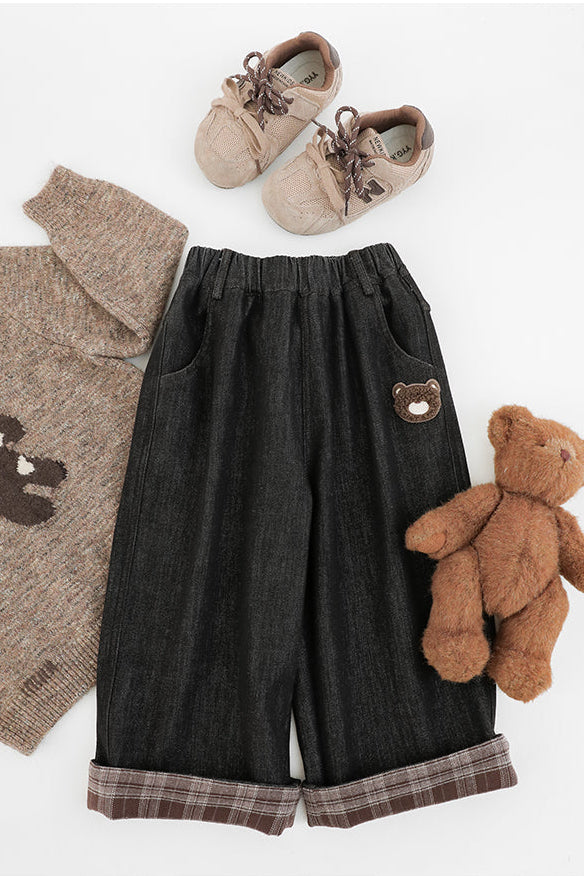 Cuff Bear Denim Jean