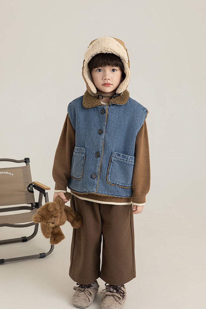 Fleece Collar Vest