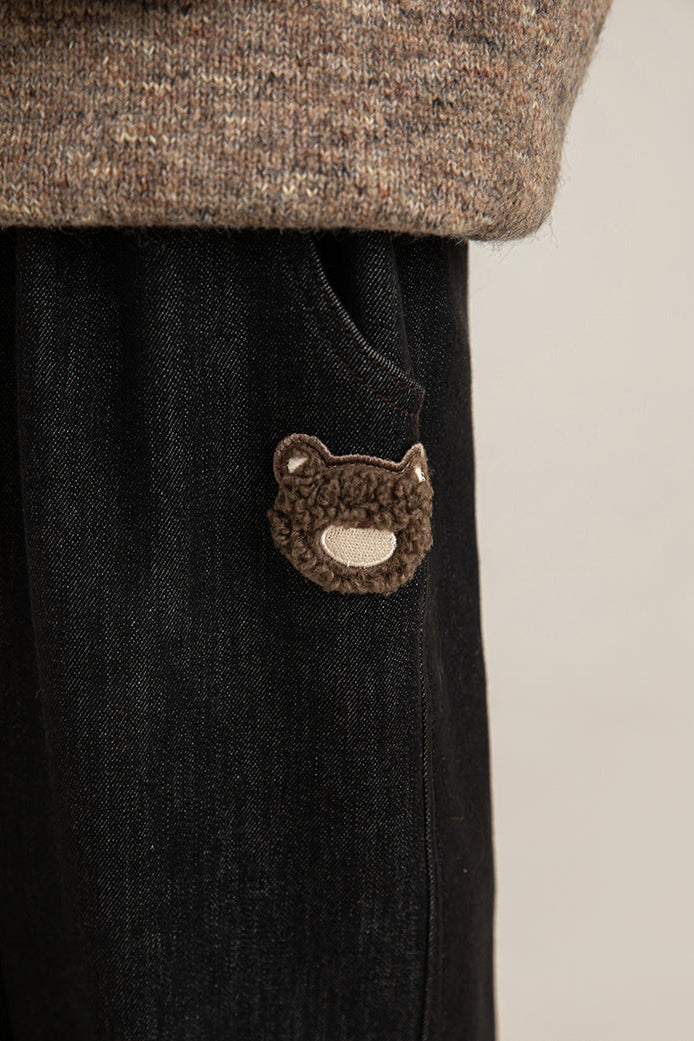 Cuff Bear Denim Jean