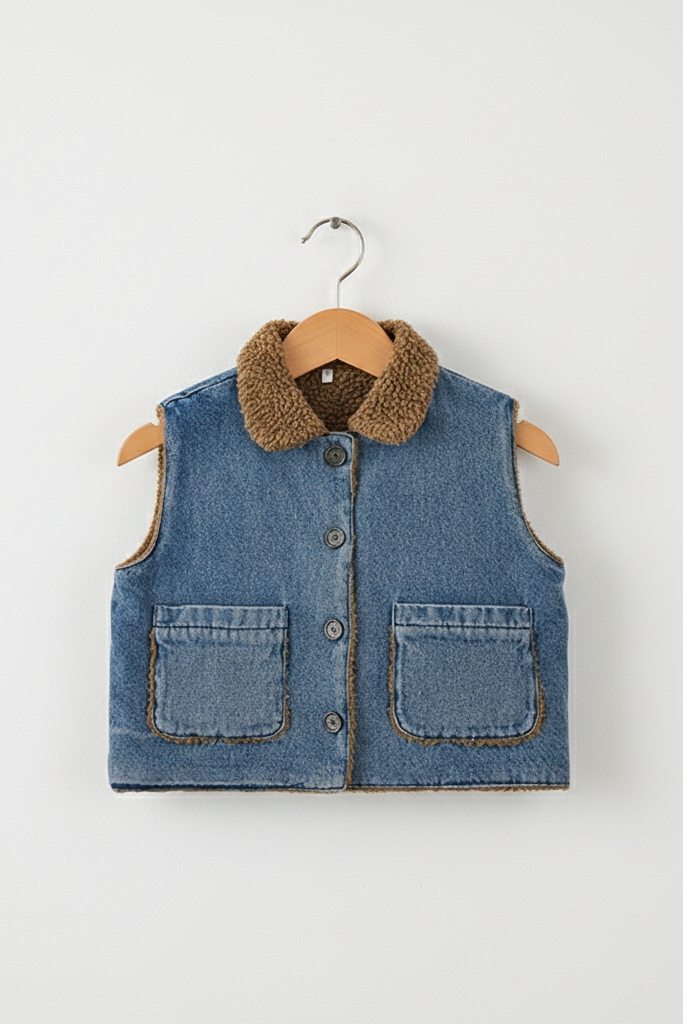 Fleece Collar Vest