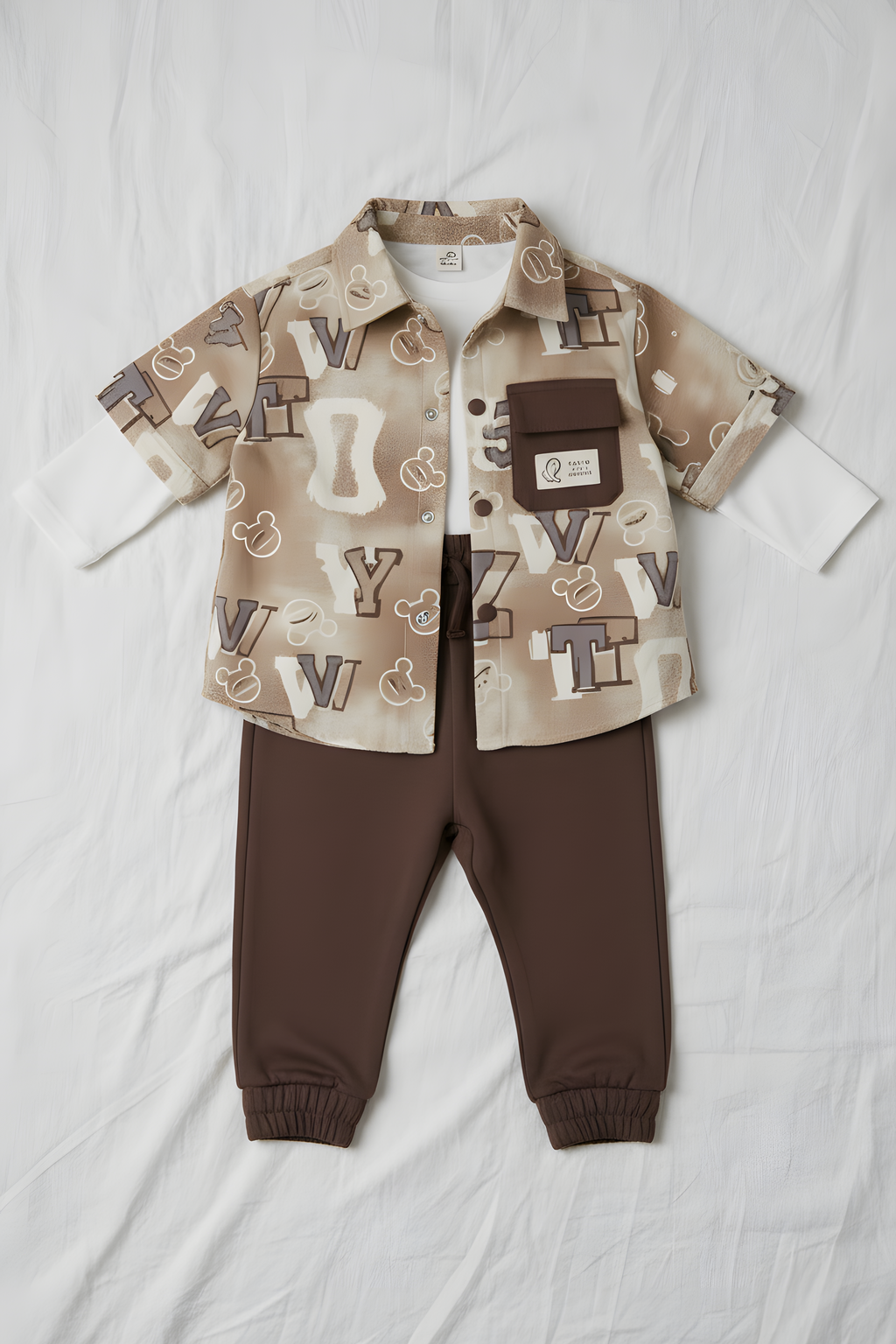 Bold Varsity Twin Set