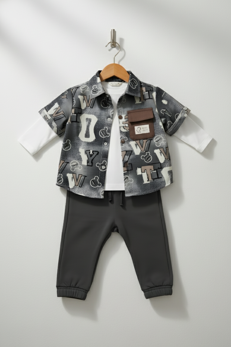 Bold Varsity Twin Set