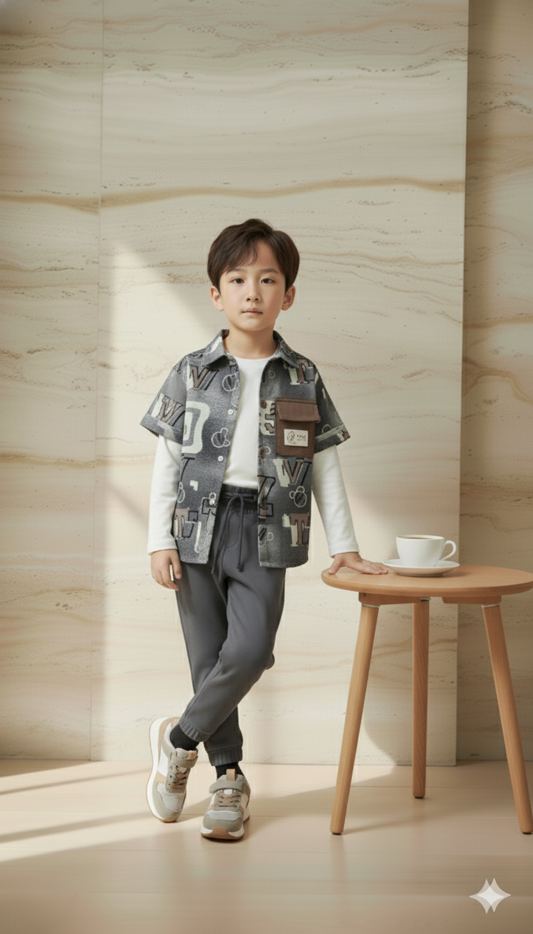 Bold Varsity Twin Set