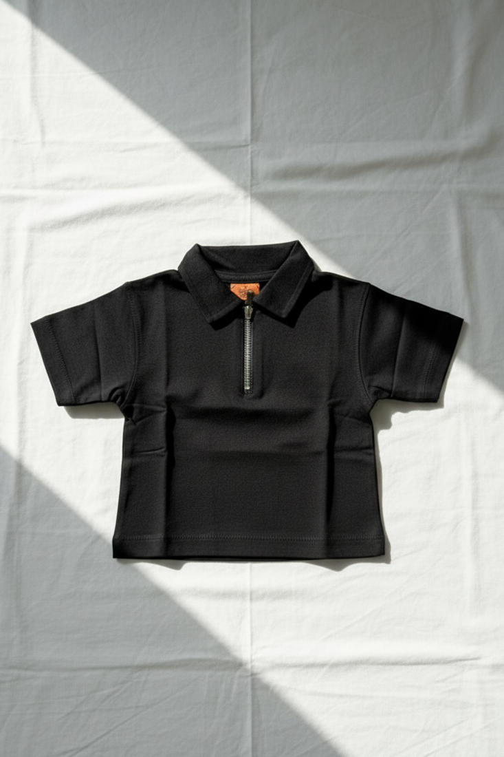 Zip up T-shirt