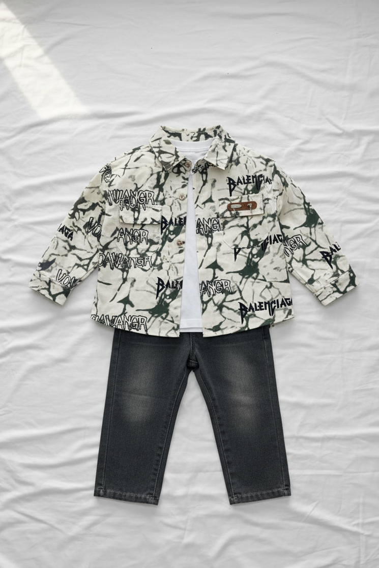 Graffiti Luxe Shirt Set