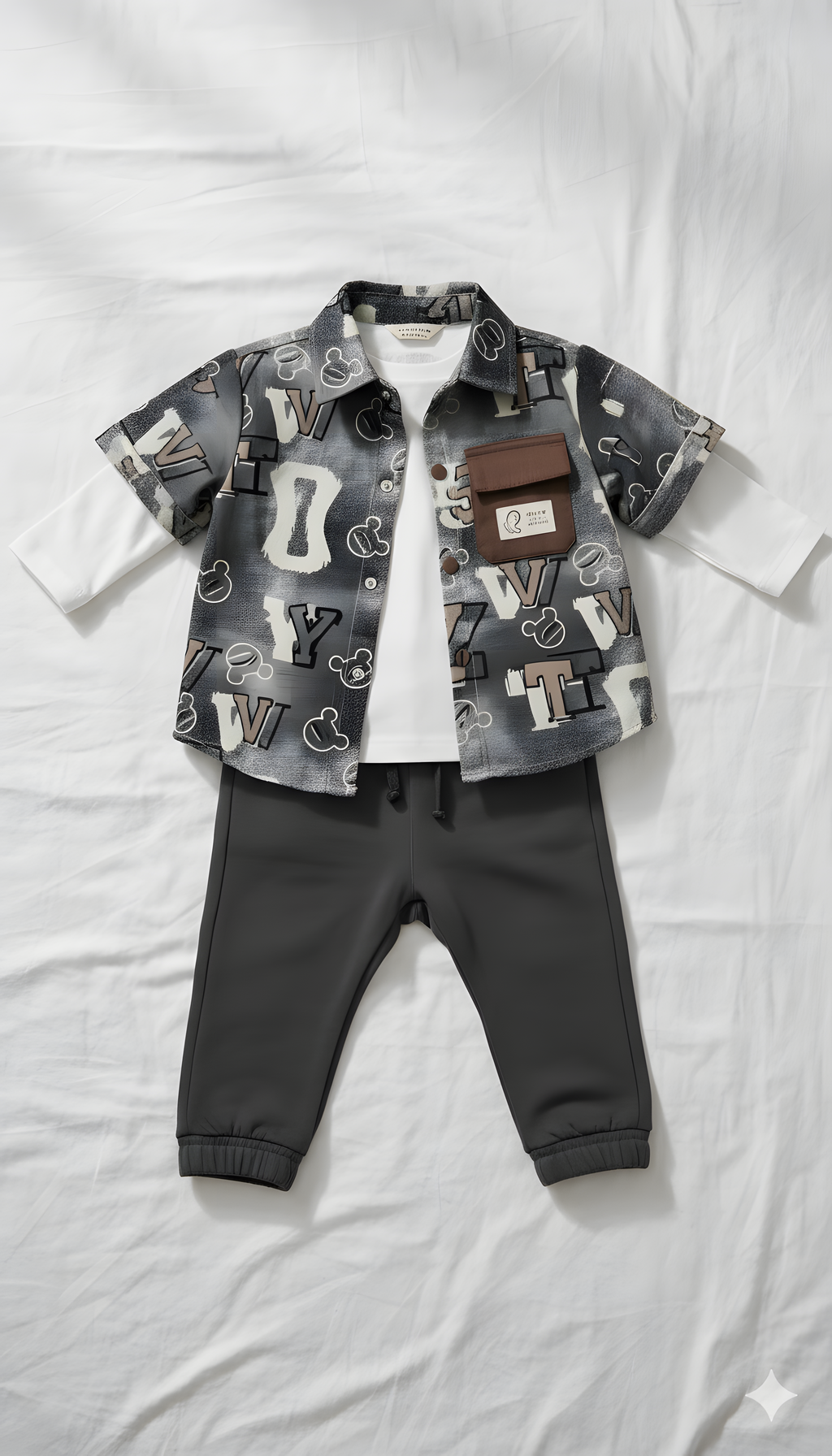 Bold Varsity Twin Set