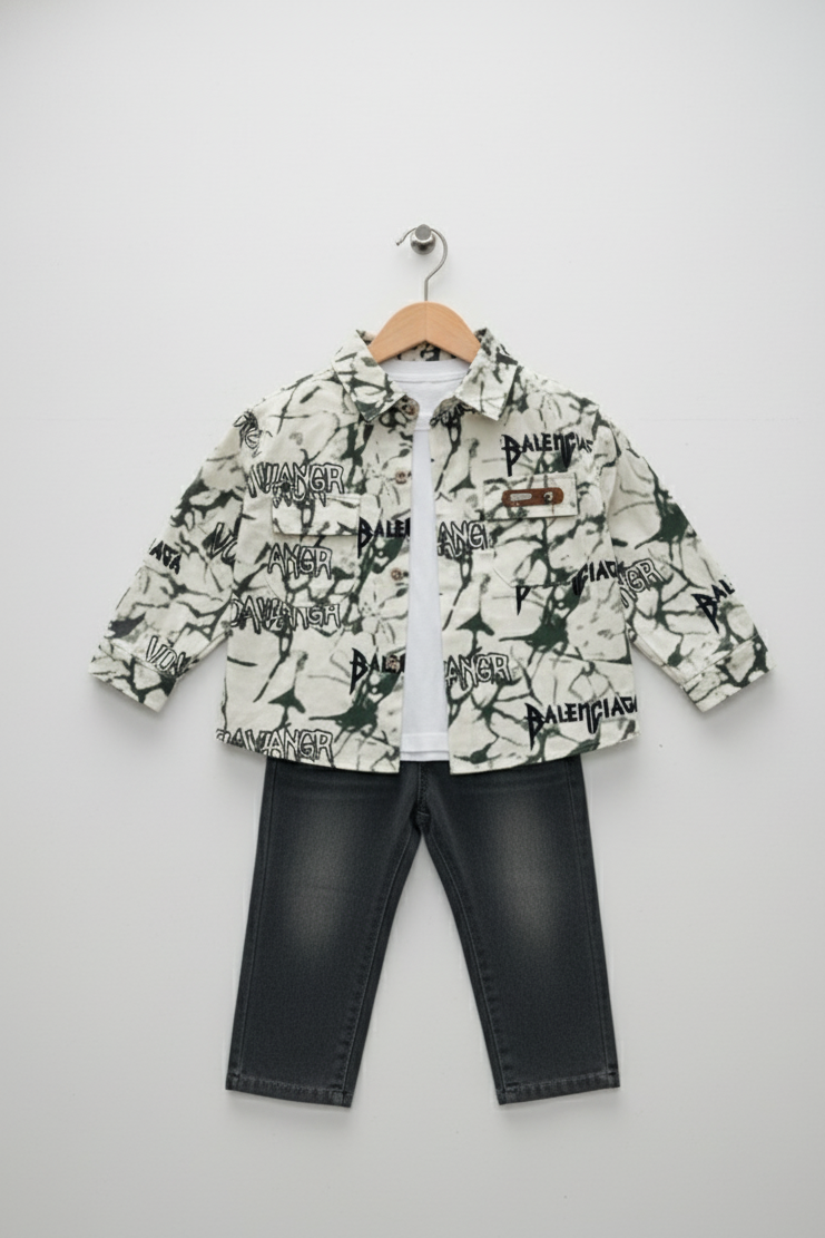 Graffiti Luxe Shirt Set