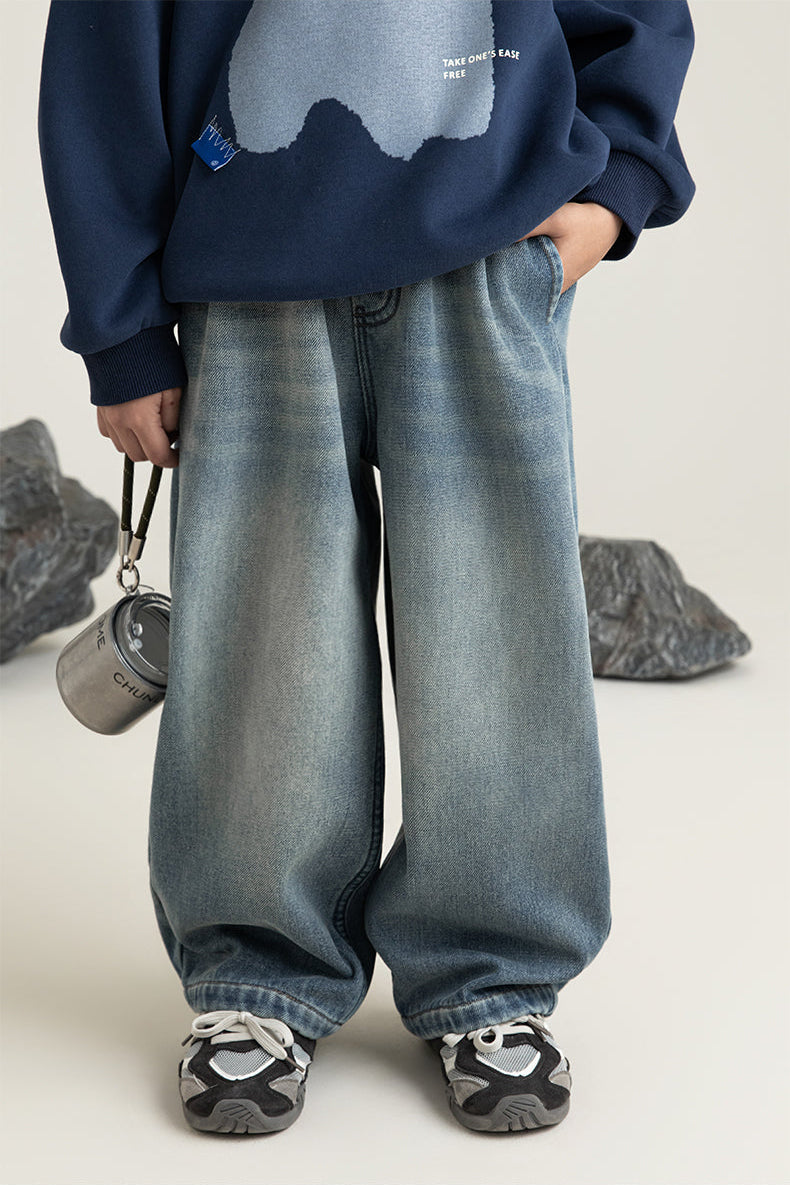 Denim Wide Pants