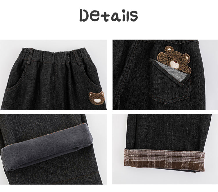 Cuff Bear Denim Jean